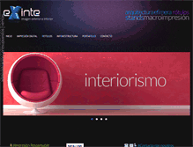 Tablet Screenshot of exinte.net
